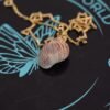 Carved New Shell Pendant Necklace, Shell Jewelry, Multi Gemstone Shell Pendant - Image 2