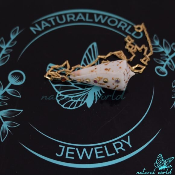 Natural Kodi Shell Pendant, New Designer Shell Pendant, Handmade Carved Custom Jewelry - Image 3