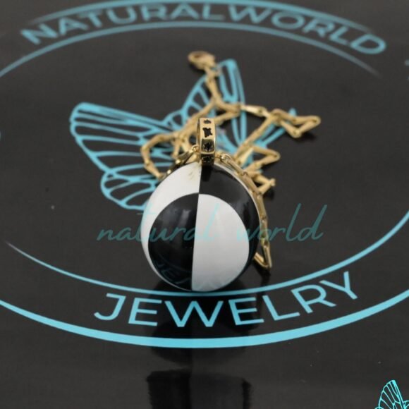 Two Tone Gemstone Drop Pendant, Multi Gemstone Teardrop Pendant, Handmade Drop Pendant Jewelry Supplier - Image 4