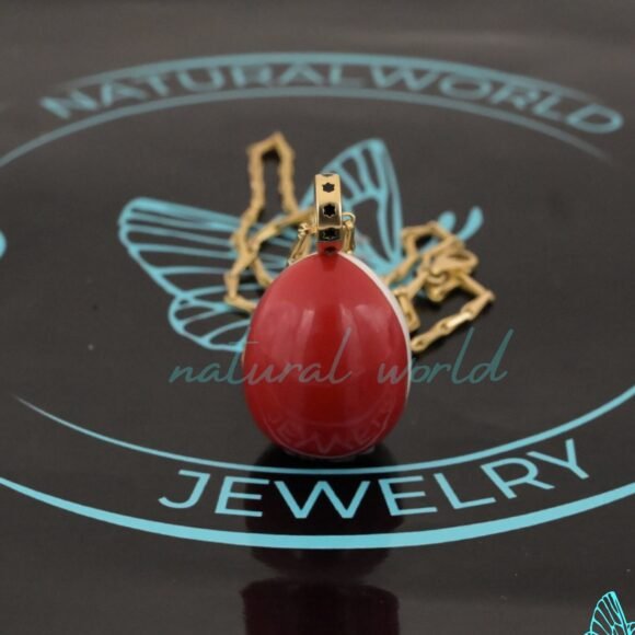 Two Tone Gemstone Drop Pendant, Multi Gemstone Teardrop Pendant,  Handmade Drop Pendant Jewelry Supplier - Image 2