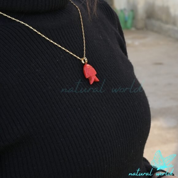 Wholesale Carving Fish Charm, Carved Fish Pendant, Gemstone Fish Charm, Designer - Image 2
