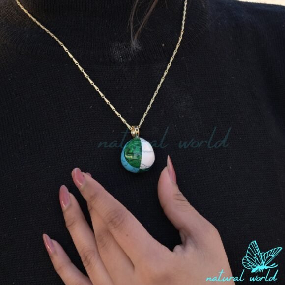 Multi Gemstone Teardrop Pendant, Two Tone Gemstone Drop Pendant, Handmade Jewelry Supplier