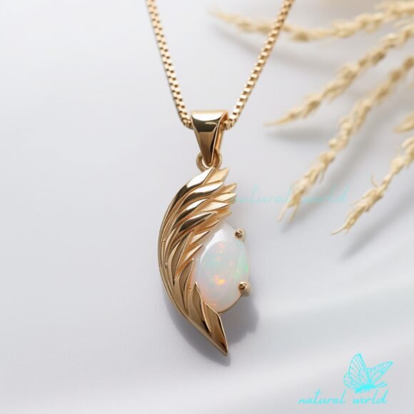 Hand Carving Leaf Pendant, Gemstone Leaf Pendant, Carved Leaf Pendant USA